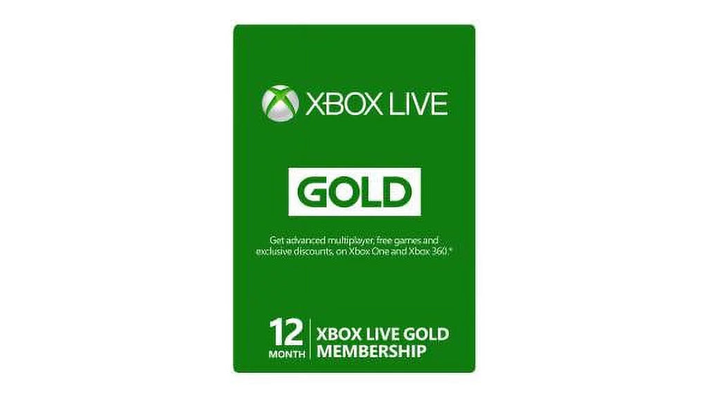 Xbox LIVE 12 Month Gold Membership Card
