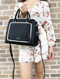 Kate Spade Ward Place Evangelie Satchel Bag Crossobody Black Tassel