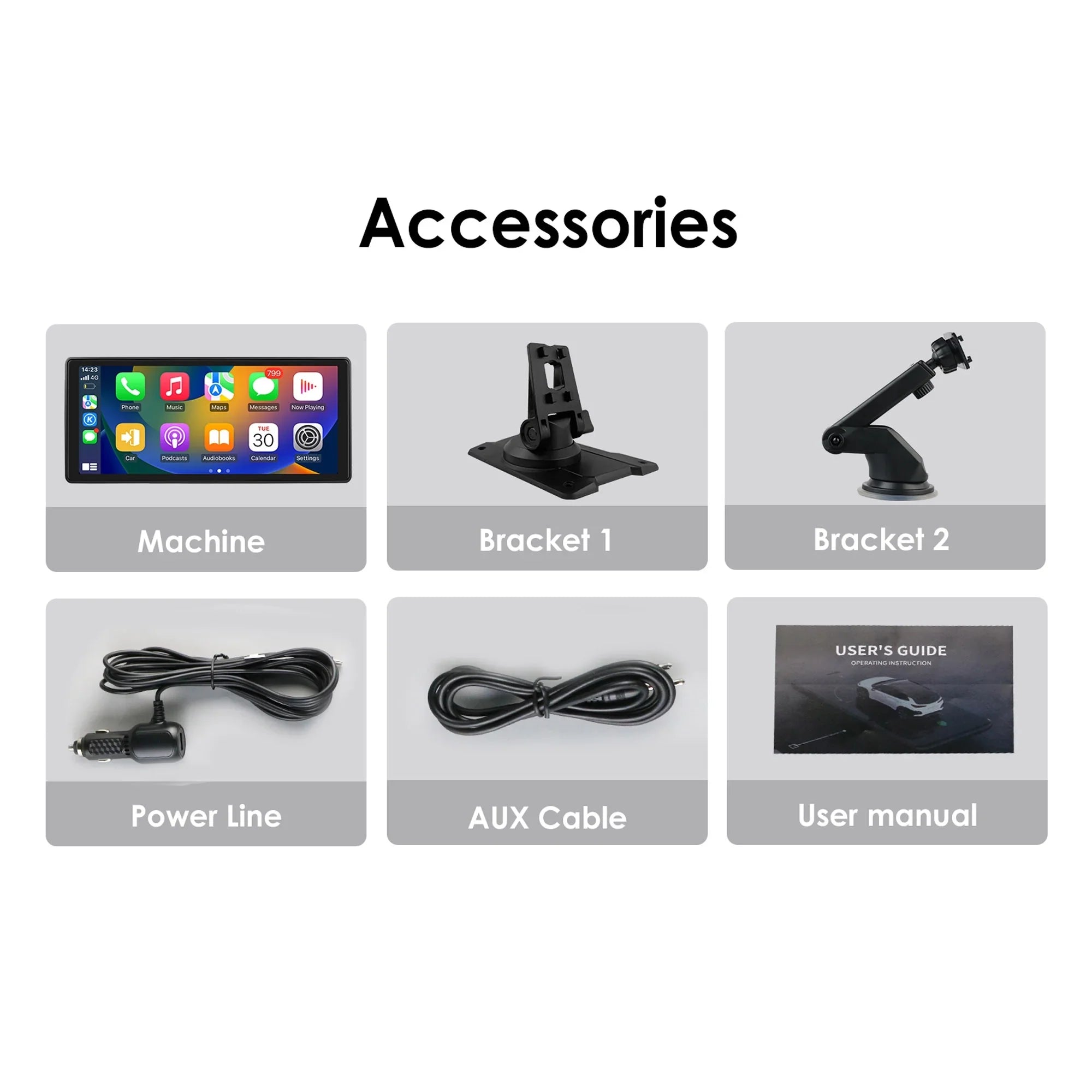 Android Auto Wireless  Carplay 360° Adjustable 10.26 Inch Touchdisplay Car Radio Stereo Head Unit Bluetooth GPS Navigation Player With Backup Camera