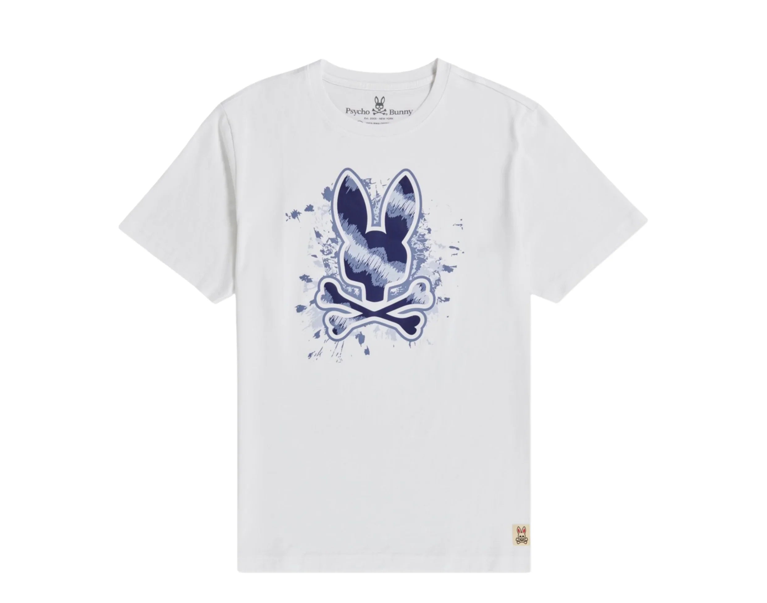 Psycho BunnyPsycho Bunny Drayton Graphic Kids' Tee ShirtWhiteXS