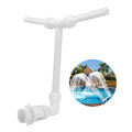 Occkic Swimming Pool Spa Waterfall Pool Fountain Spray Water Accessories Fun Sprinklers for Pools Backyard Outdoor Decor