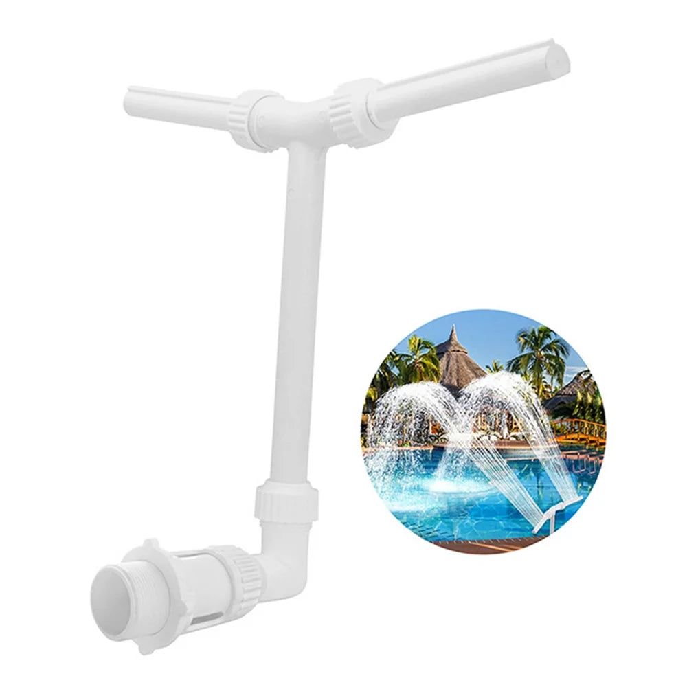 Occkic Swimming Pool Spa Waterfall Pool Fountain Spray Water Accessories Fun Sprinklers for Pools Backyard Outdoor Decor