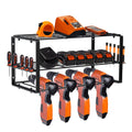 Power Tool Rack Organizer/Drill Tool Holder/Wall Mounted Power Tools Rack/Tool Shelf/Detachable Electric Drill Charging Station Drill