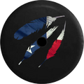 2018 2019 Wrangler JL Backup Camera Native American Feathers Waving Flag Spare Tire Cover for Jeep RV 33 Inch