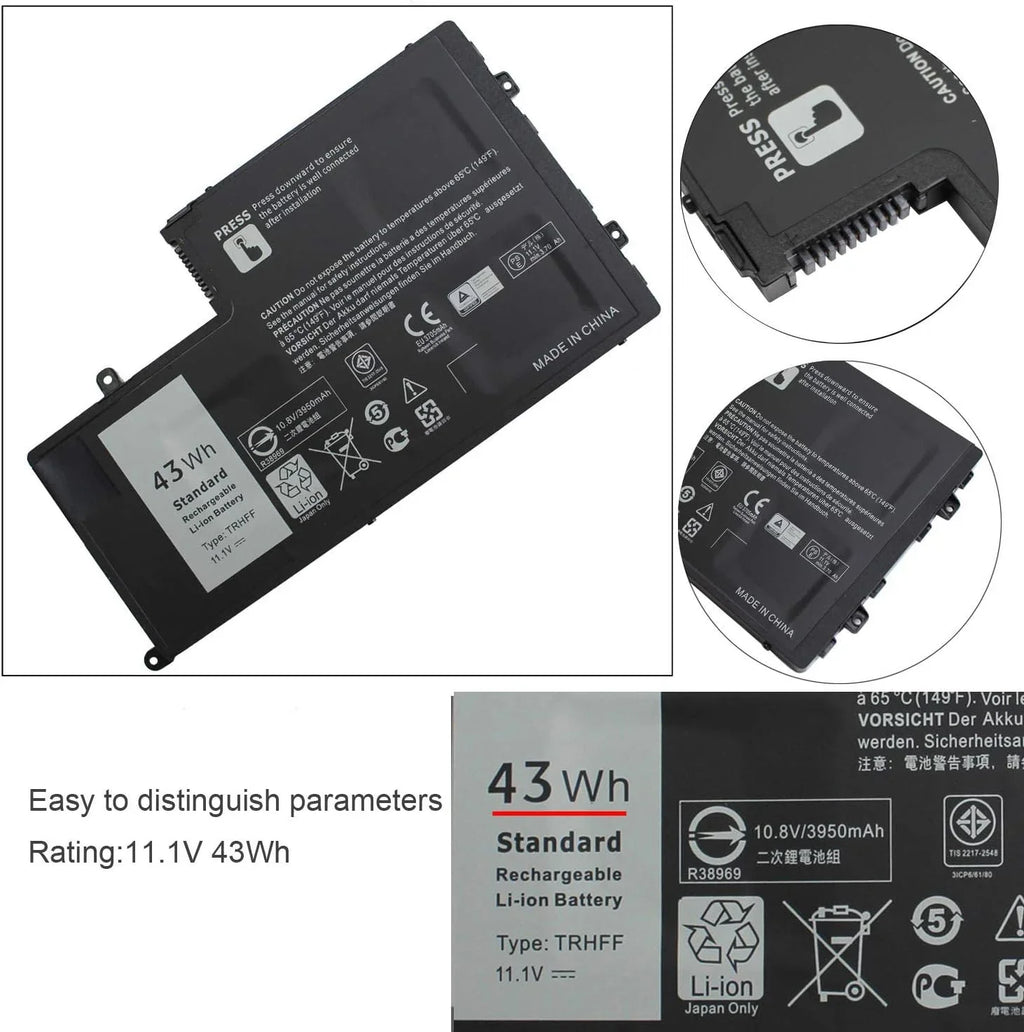 TRHFF 01V2F 1V2F6 y for  Inspiron 15 5000 Series 15-5547 5547 N5547 5548 5545 5542 5447 N5447 5445