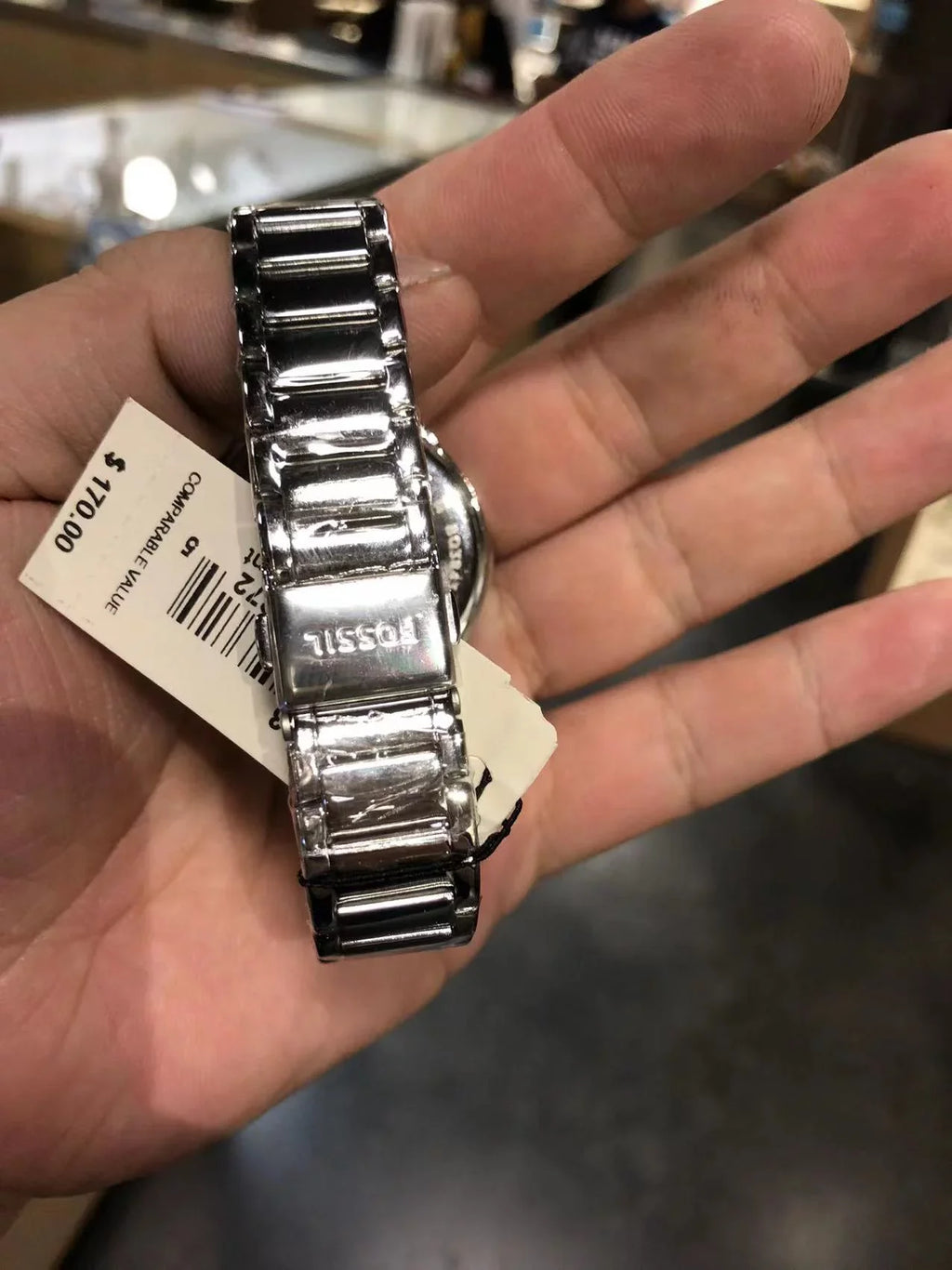 Fossil BQ3843 Ashtyn Three-Hand Date Stainless Steel Watch
