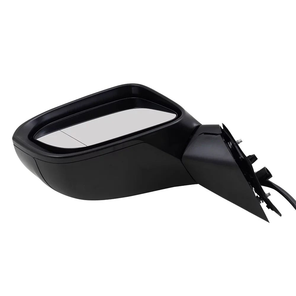 Brock Aftermarket Replacement Driver Left Passenger Right Power Mirror Without Heat-Camera Paint To Match Black Set Compatible With 2014-2015 Honda Civic