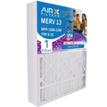 20x25x5 Air Filter MERV 13 Comparable to MPR 1500 - 2200 & FPR 9 Compatible with Air Bear 255649-102 Premium USA Made 20x25x5 Furnace Filter 1 Single Filter by AIRX FILTERS WICKED CLEAN AIR.