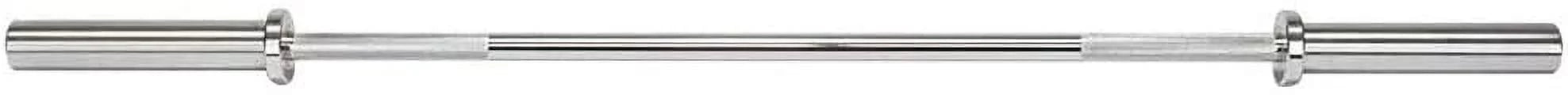 Olympic Weightlifting Barbell Bar 86" - Heavy-Duty Straight Bar for 2-inch Weight PLatitudees - 330 lb. Weight Capacity